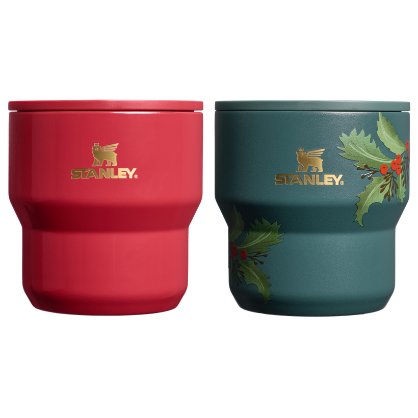 The Cheers & Cheer Stay-Hot Stacking Cup 2-Piece Set - Easy Studio Table