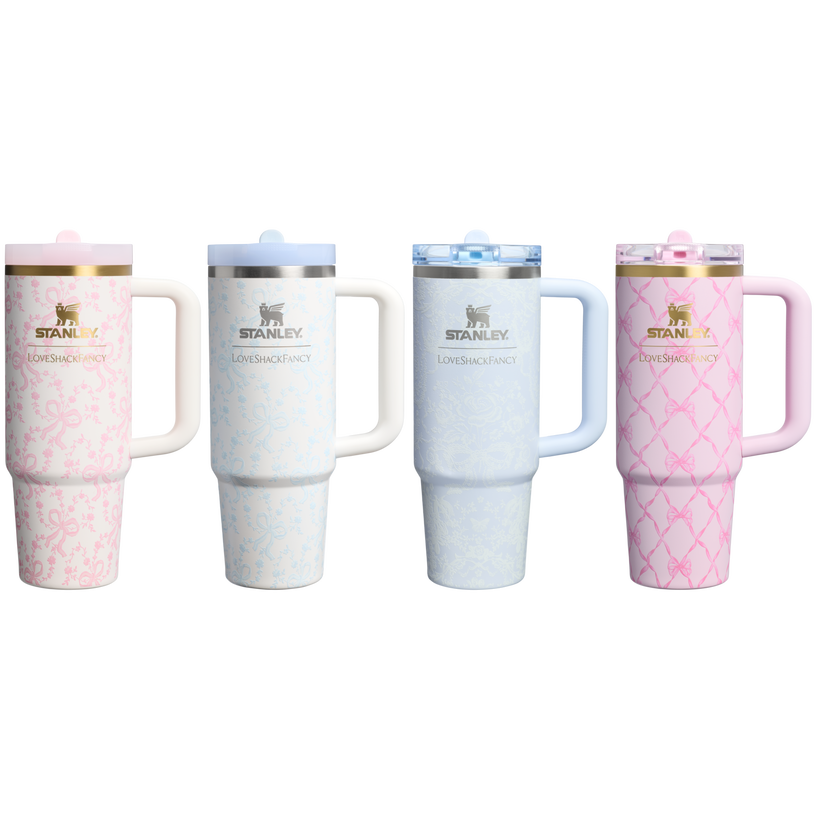 Stanley 1913 x LoveShackFancy Holiday The Quencher ProTour Set 4-pack - Travel Desk Hydration